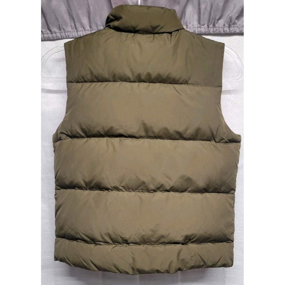 Polo Ralph Lauren Goose Down Puffer Vest Orange Green Reversible Kids 7 *READ* - Picture 6 of 14